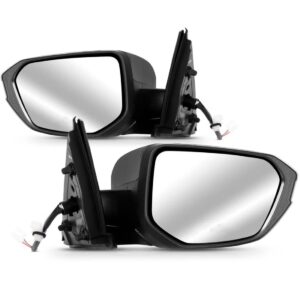 Par Retrovisor Civic 2017 2018 A 2021 Eletrico Capa Preta