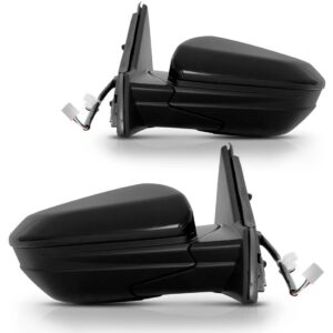 Par Retrovisor Civic 2017 2018 A 2021 Eletrico Capa Preta