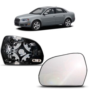 PAR LENTE RETROVISOR AUDI A3/A4 2007 A 2010 Q3 2011 A 2016 C/AQUECEDOR