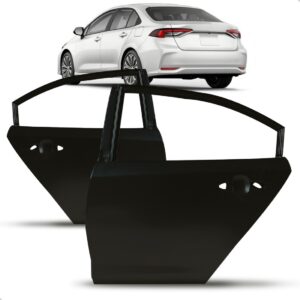 Par Porta Traseira Para Toyota Corolla 2020 2021 2022 2023 Preto