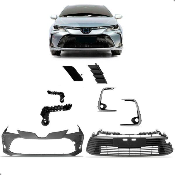 Kit Parachoque Para Toyota Corolla 2020 2021 2022 2023 Pret