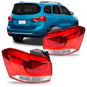 Par Sinaleira Traseira Spin 2019 20 21 Canto Borda Vermelha