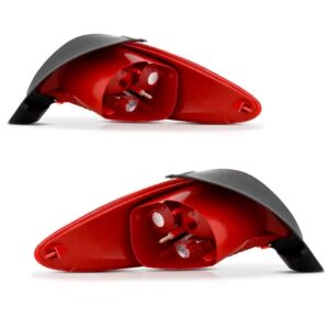 Par Lanterna Traseira 207 2008 A 2010 Sedan Vermelha