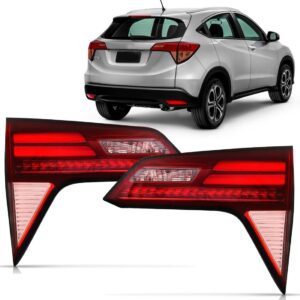 Par Lanterna Traseira Hrv 2019 2020 2021 Mala Fume Com Led