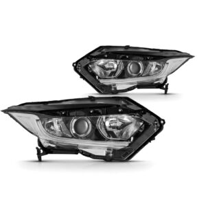 Par Farol Eletrico Hrv 2019 A 2022 Com Motor Com Led