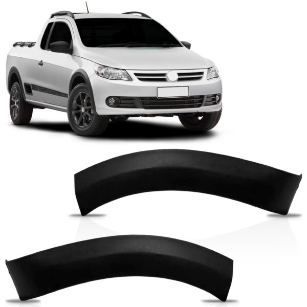 Par Moldura Parachoque Diant Saveiro Trend G5 09/2012 Oferta