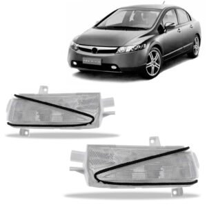 Par Sinaleira Retrovisor Civic 2009 A 2011