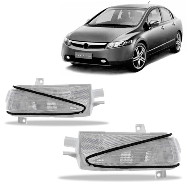 Par Sinaleira Retrovisor Civic 2009 A 2011
