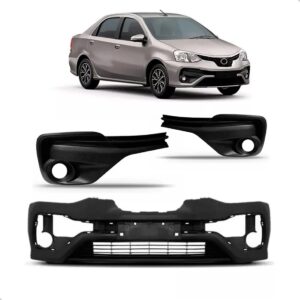 Envolvente Dianteiro Etios 2017 18 19 20 2021 Com Grade Preto