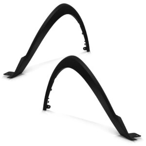 Par Moldura Paralama Dianteiro Captur 2017 Em Diante Preto