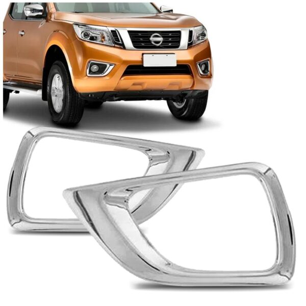 Par Friso Cromado Moldura Milha Frontier 2017 18 19 20 2021 Cromado