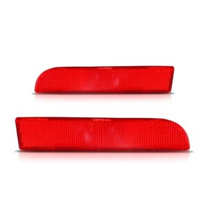 Par Refletor Parachoque Traseiro Asx 2011 2012 2013 14 2015 Vermelho