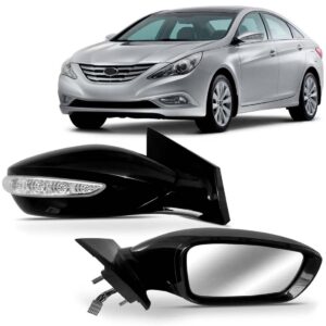 Par Retrovisor Elétrico Retrátil C/ Sinaleira Sonata 11 A 14