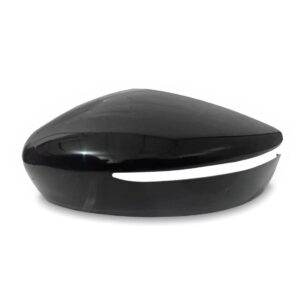 Par Capa Retrovisor Versa 2020 A 2022 C/ Furo Sinaleira Preto