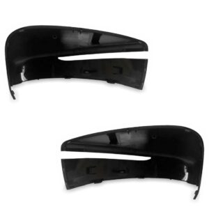 Par Capa Retrovisor Versa 2020 A 2022 C/ Furo Sinaleira Preto