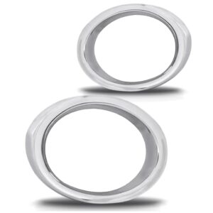 Par Aro Moldura Grade Milha Sandero E Logan 20 A 23 Cromado Cromado Ambos Os Lados