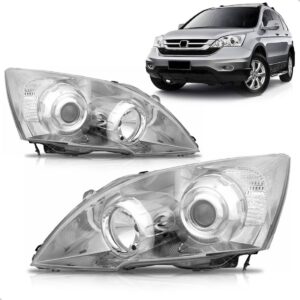 Par Farol Crv 07 08 09 10 11 Elétrico Com Motor E  Projetor