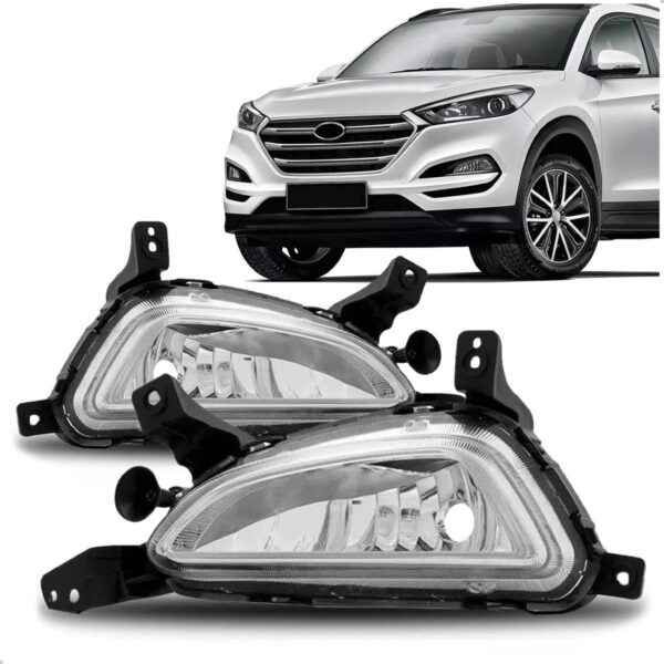 Par Farol Milha Auxiliar Tucson 2017 2018 19 2020 2021 2022