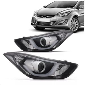 Par Farol Elantra 2014 2015 2016 Manual Com Progetor Com Led