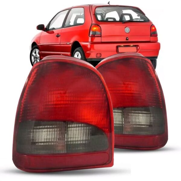 Jogo Sinaleira Traseira Para Gol 1995 A 1999 Cor Fumê Fumê