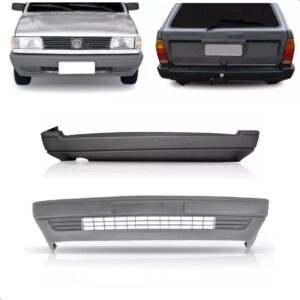 Parachoque Parati 1987 A 1995 Dianteiro Traseiro Cinza Claro Cinza-claro