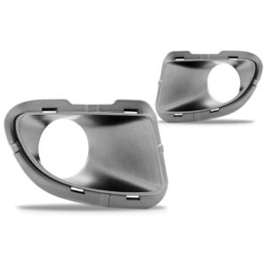 Par Moldura Milha Punto 2007 08 09 10 11 2012 Prata Com Furo Prata Ambos Os Lados