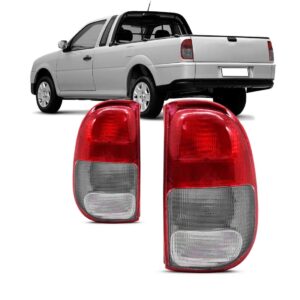 Par Sinaleira Traseira Saveiro G2 1997 98 99 00 A 2005 Fume