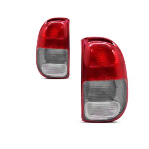 Par Sinaleira Traseira Saveiro G2 1997 98 99 00 A 2005 Fume