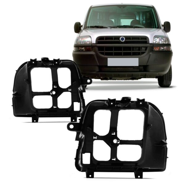 Par Carcaça Farol Doblo 2002 2003 04 05 2006 2007 2008 2009