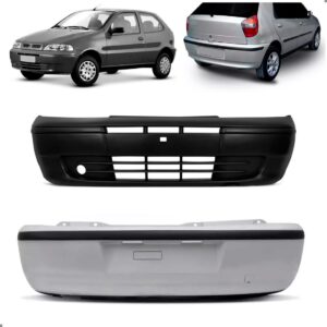 Kit Envolvente Palio Fire 2001 A 2003 Dianteiro E Traseiro Preto