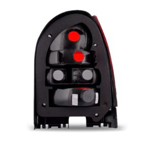 Par Sinaleira Traseira Gol G3 99 00 01 02 03 Fumê Carcaça Pt - Fumê