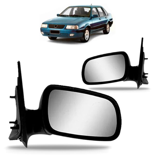 Par Retrovisor Santana 1998 99 00 01 02 03 04 05 2006 Fixo