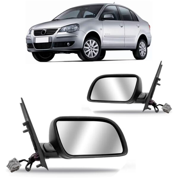Par Retrovisor Polo 2003 2004 2005 2006 07 08 2009 Elétrico