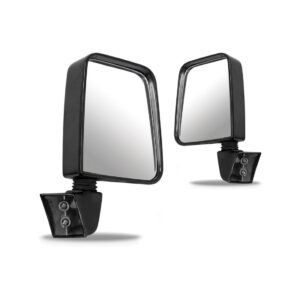 Jogo Retrovisor D20 1985 1986/1990 Carcaça Com Bojo Grande