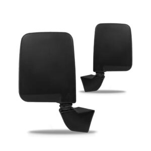 Jogo Retrovisor D20 1985 1986/1990 Carcaça Com Bojo Grande