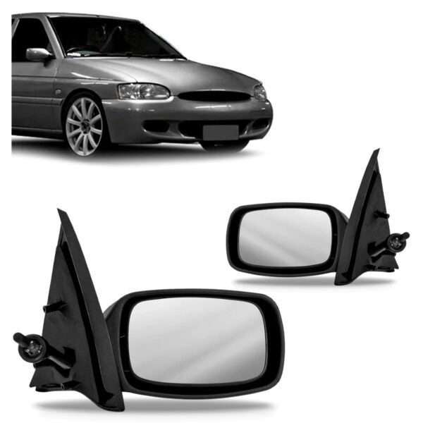 Par Retrovisor Escort 2/4 Portas 97/2002 Com Controle Oferta