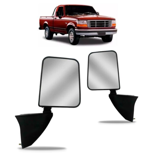 Jogo Retrovisor F1000 1993 1994 95 1996 1997 Com Bojo Grande