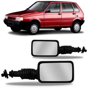 Par Retrovisor Uno Elx 1994/ 1995 Com Controle Mega Desconto