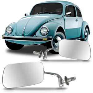 Par Retrovisor Para Volkswagen Fusca 1978 A 1996 Raquete