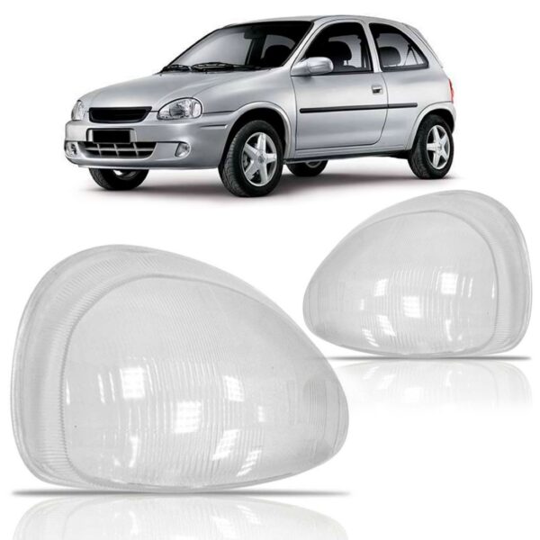 Jogo Lente Farol Chevrolet Corsa 1994 1995 1996 1997 1998 19