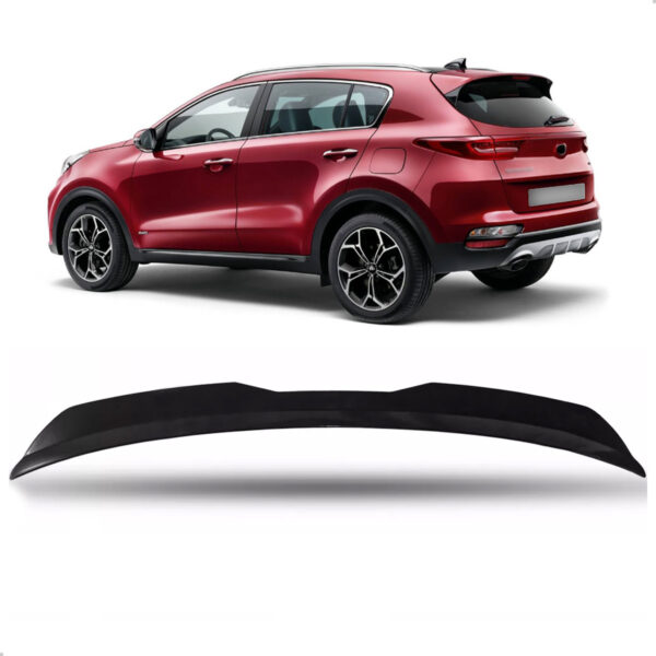 Aerofólio Universal Para Veículos Hatch Preto Black Piano Kia Sportage