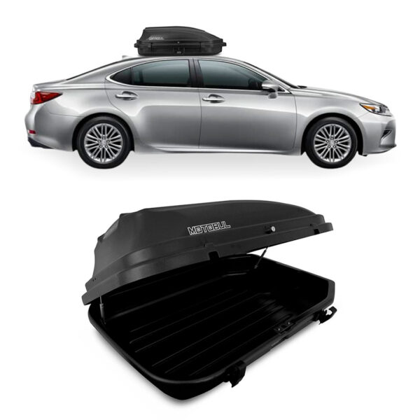 Baú Maleiro De Teto Motobul 270 Litros LEXUS-ES-350 Preto
