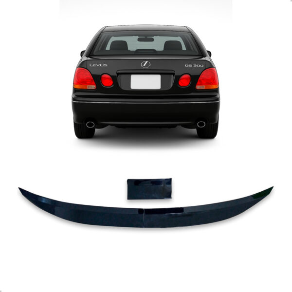 Aerofólio Para LEXUS GS 300 Sedan Black Piano Autocolante