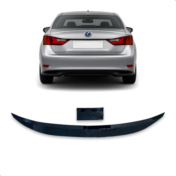 Aerofólio Para LEXUS GS 450H Sedan Black Piano Autocolante