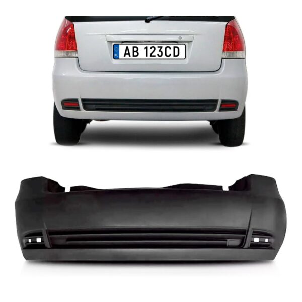 Envolvente Traseiro Palio 2004 A 2008 Preto 1a Linha