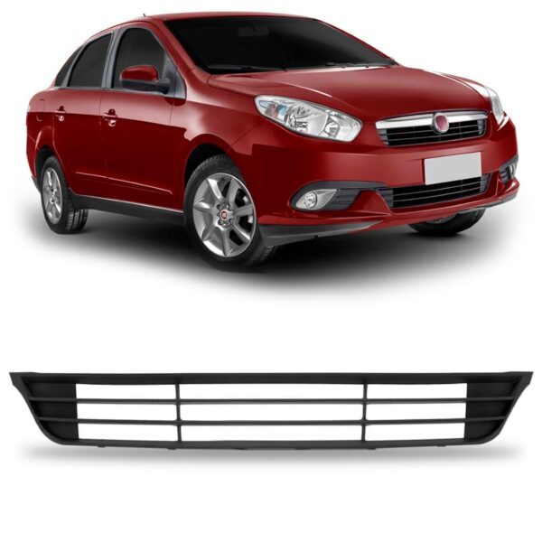 Grade Central Parachoque Grand Siena 2012 A 2016 1a Linha