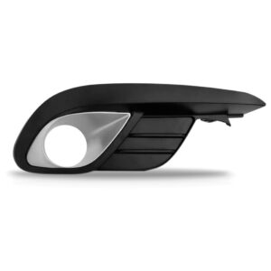 Moldura Farol Milha Grand Siena 2012 A 2016 Com Furo Cinza Lado Direito