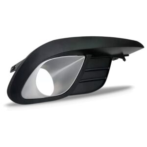 Moldura Farol Milha Grand Siena 2012 A 2016 Com Furo Cinza Lado Direito