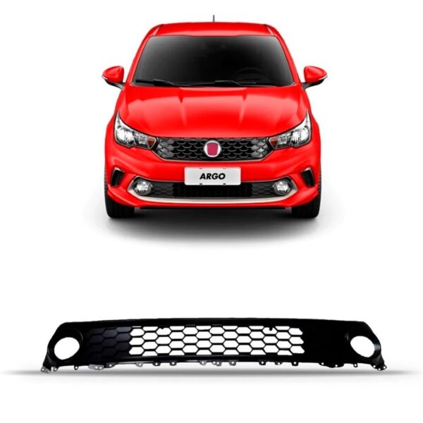 Grade Inferior Parachoque Argo Gsr 2018 A 2020 1a Linha Plástico