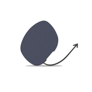 Tampa Reboque Parachoque Traseiro Palio 1996 97 A 2000 Hatch Preto